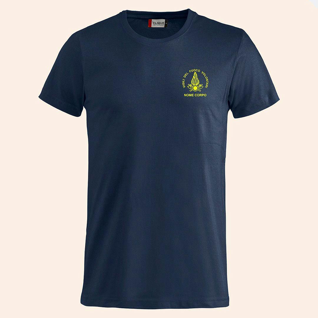 T-shirt Navy personalizzabile con il nome del Corpo