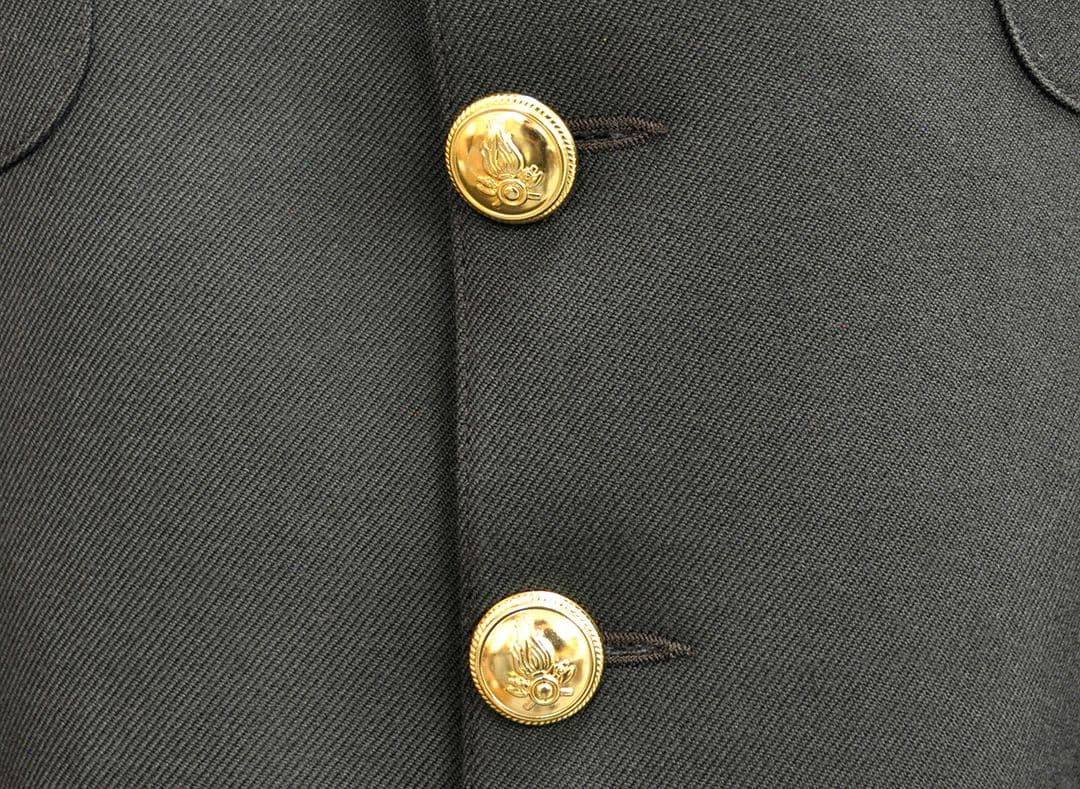 Divisa da parata con fiamme e toppa spalla