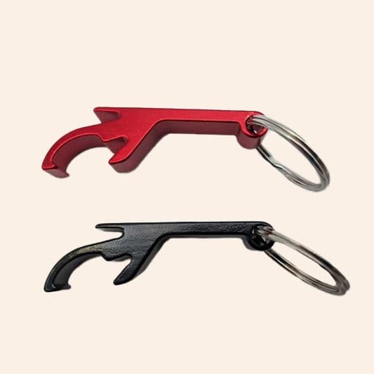 Portachiavi rosso personalizzato VVF apribottiglia e lattine